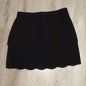 Club Monaco scalloped miniskirt
